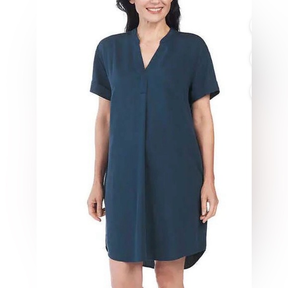Hilary Radley Ladies' Tencel Dress, Navy , Size XL - Picture 3 of 8